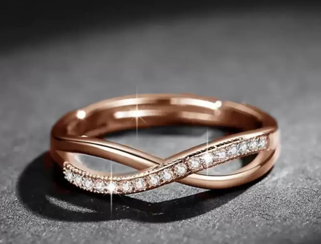 Infinite Rose Gold Ring