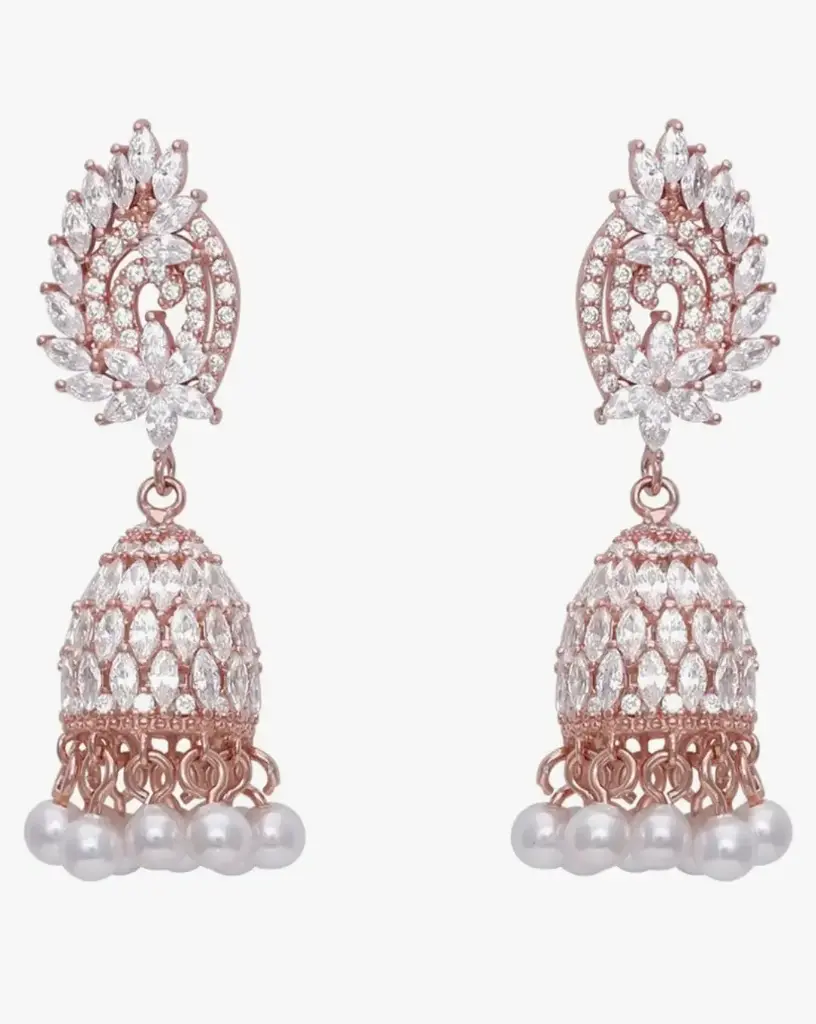 Traditional Rose Gold Earrings