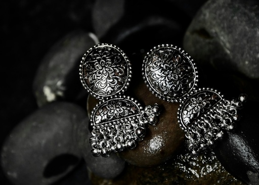 Traditional Silver Earring