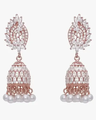 Traditional Rose Gold Earrings